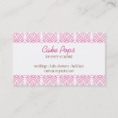 Poppen bakkerij: Visitekaartje (Achterkant)