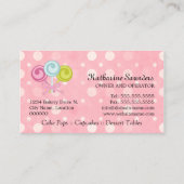 Poppen bakkerij visitekaartje (Achterkant)