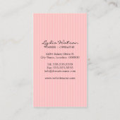 Poppen bakkerij visitekaartje (Achterkant)