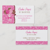 Poppen bakkerij: Visitekaartje (Voorkant / Achterkant)