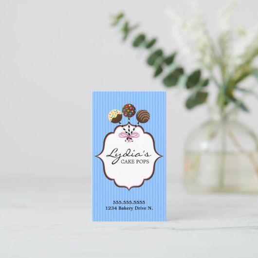 Poppen bakkerij visitekaartje (Staand voorkant)
