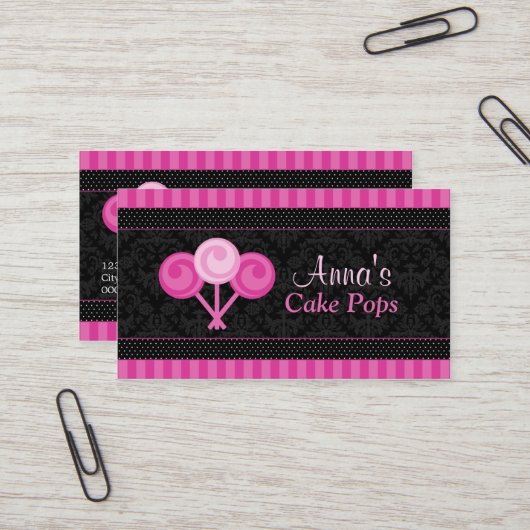 Poppen Bakkerij-Visitekaartjes Visitekaartje (Voorkant / Achterkant in situ)