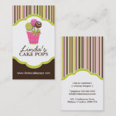 Poppen Bakkerijkaartjes Visitekaartje (Voorkant / Achterkant)