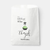 Poppen bakverpakking bedankzakje (Voorkant)