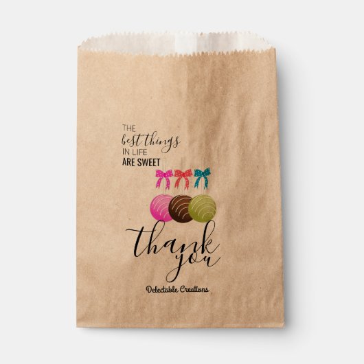 Poppen bakverpakking bedankzakje (Voorkant)