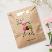 Poppen bakverpakking bedankzakje (Gezegeld)