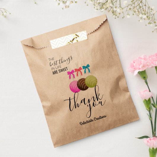 Poppen bakverpakking bedankzakje (Gezegeld)