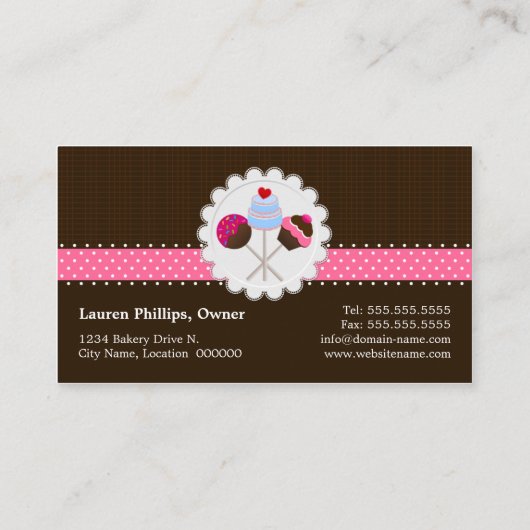 Poppen bekerglas visitekaartje (Achterkant)