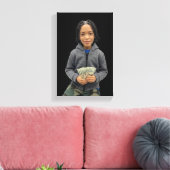 Poppen Canvasprint Canvas Afdruk (Insitu (Woonkamer))