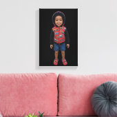 Poppen Canvasprint Canvas Afdruk (Insitu (Woonkamer))