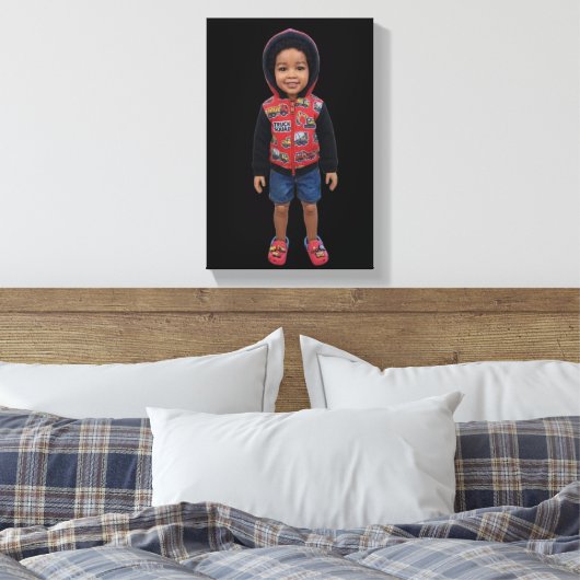 Poppen Canvasprint Canvas Afdruk (Insitu (Slaapkamer))