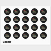 Poppen De mythe De legende Ronde Sticker (Vel)