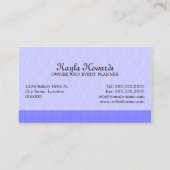 Poppen dessert tabellen visitekaartje (Achterkant)