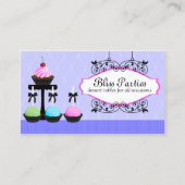 Poppen dessert tabellen visitekaartje (Voorkant)