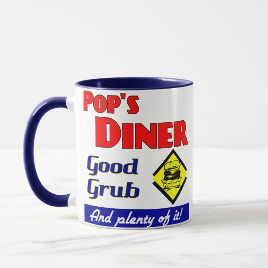 Poppen Diner Keuken Kunst Koffie Mok (Links)