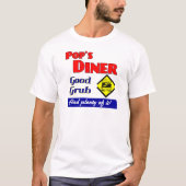 Poppen Diner Keuken Kunst T-shirt (Voorkant)