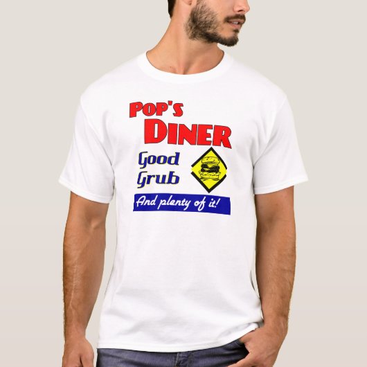 Poppen Diner Keuken Kunst T-shirt (Voorkant)