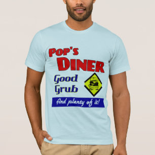 Poppen Diner Kitchen Art T-shirt