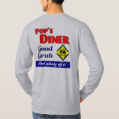 Poppen Diner Retro Keuken Art Polo Shirt (Achterkant)