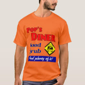 Poppen Diner Retro Restaurant Kunst T-shirt (Voorkant)