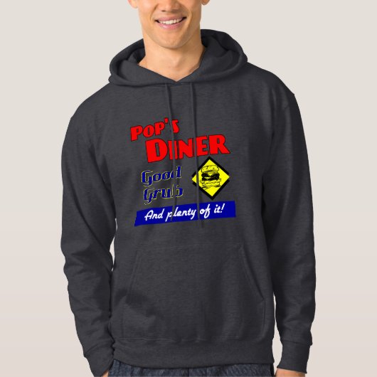 Poppen Diner Retro Restaurant Kunst T-shirt (Voorkant)