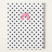 Poppen Dot Planner Baker Black White (Achterkant)