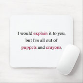 POPPEN EN CRAYONS MUISMAT (Met muis)