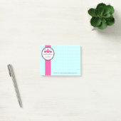 Poppen en cupcake Aqua Pink Post-it® Notes (Kantoor)