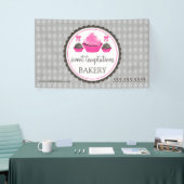 Poppen en cupcake spandoek (Beurs)