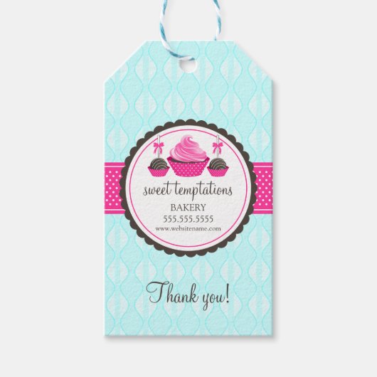Poppen gebakken dozen cadeaulabel (Voorkant)