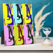 Poppen gitaren fotoplaat (Zijkant)