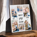 Poppen Grootvader Kleinkinderen Fotocollage Fotoplaat<br><div class="desc">Leg de liefde tussen Poppen en zijn kleinkinderen vast met onze Grootvader Kleinkinderen Fotocollage Plaque. Deze gepersonaliseerde plaquette is voorzien van een hartverwarmende fotocollage, die prachtig gekoesterde momenten toont die Poppy en zijn geliefde kleinkinderen delen. Rondom de foto's is de vertederende titel 'Poppen', die een speciale touch aan het ontwerp...</div>