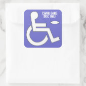 Poppen Handicap Sticker (Tas)