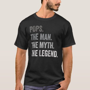 Poppen Het Man De mythe De legende Vaderdag Vin T-shirt
