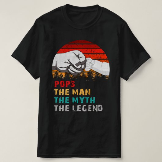 poppen het man de mythe van de legende t-shirt (Design voorkant)