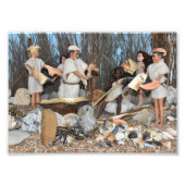 Poppen in de prehistorie. foto afdruk (Voorkant)