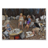 Poppen in de prehistorie. foto afdruk (Voorkant)