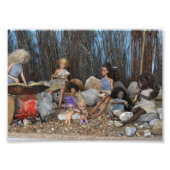 Poppen in de prehistorie. foto afdruk (Voorkant)