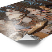 Poppen in de prehistorie. foto afdruk (Hoek)