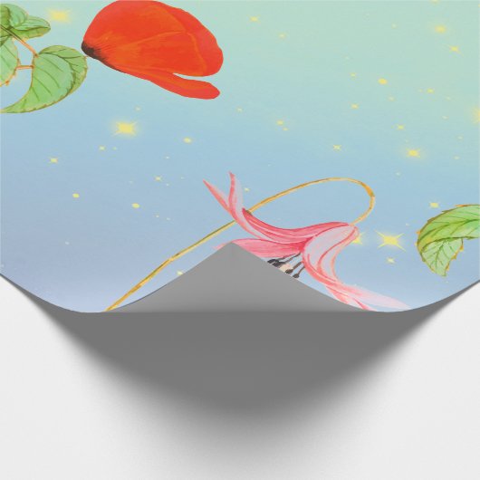 POPPEN IN EEN STARRY TWILIGHT Wrapping Paper Cadeaupapier (Hoek)