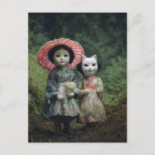 Poppen in het bos briefkaart (Voorkant)