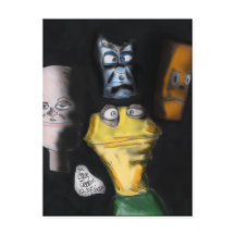 Poppen in het donker ( Erica Crooks poppenkunst )