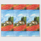 POPPEN IN TUSCANY CADEAUPAPIER (Vlak)