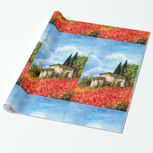 POPPEN IN TUSCANY CADEAUPAPIER