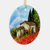 POPPEN IN TUSCANY KERAMISCH ORNAMENT (Rechts)
