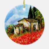 POPPEN IN TUSCANY KERAMISCH ORNAMENT (Achterkant)