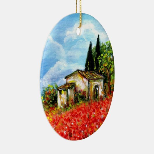 POPPEN IN TUSCANY KERAMISCH ORNAMENT (Rechts)