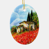 POPPEN IN TUSCANY KERAMISCH ORNAMENT (Achterkant)