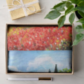 POPPEN IN TUSCANY LANDSCAPE TISSUEPAPIER (Geschenk)