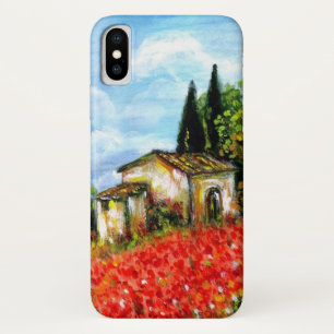 POPPEN IN TUSCANY/Landschap met Vloervelden Case-Mate iPhone Case